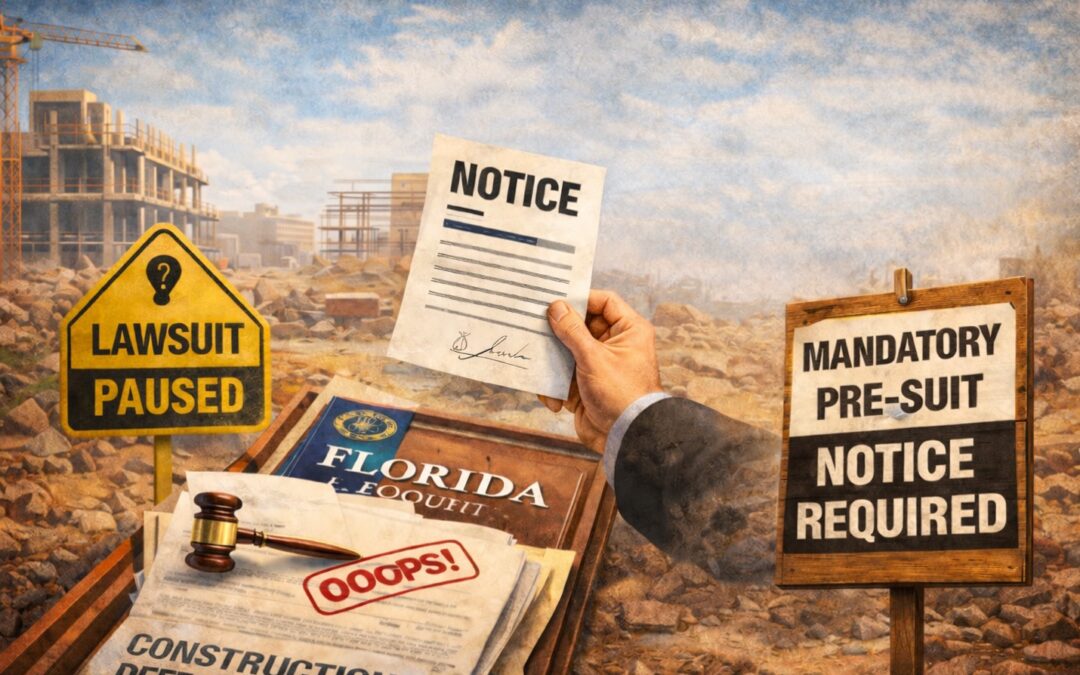 No Notice, No Lawsuit: Florida’s Third DCA Reinforces Mandatory Pre-Suit Requirements for Construction Defect Claims