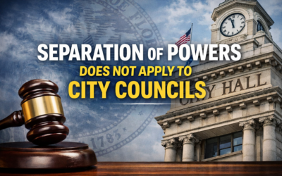 Apparently, We Needed a Reminder: The Separation of Powers Clause Does Not Apply to City Hall